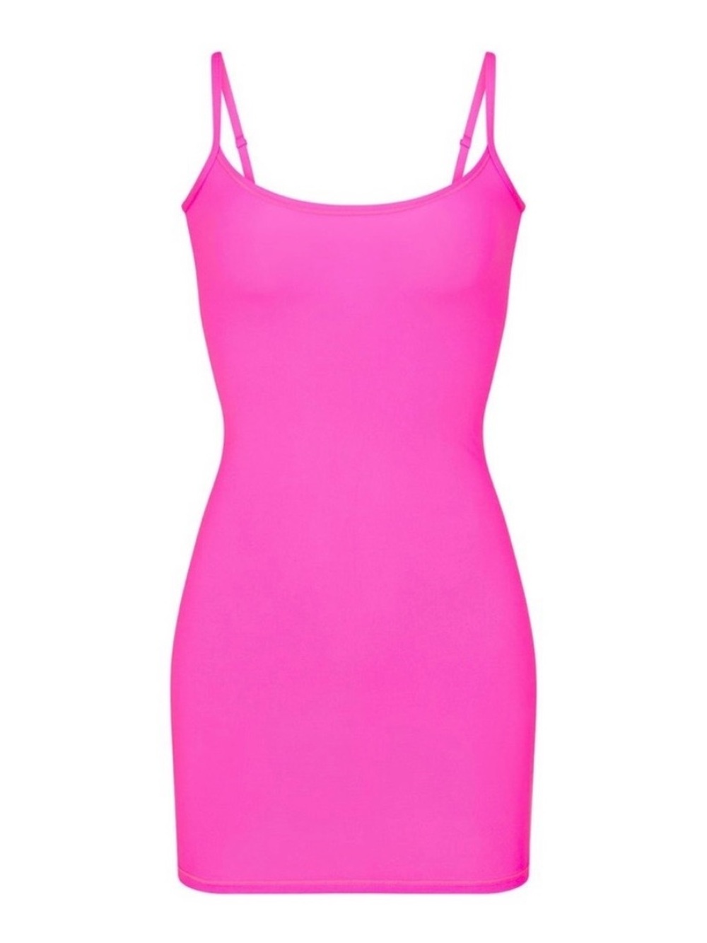 SKIMS Hot Pink Mini Fits Everbody Jelly Slip Dress
